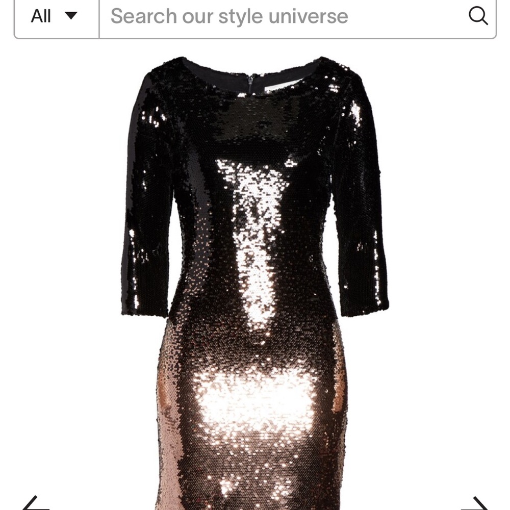 Bb Dakota Ombre You Stay Ombre Sequin Dress. Size small. New with tags.